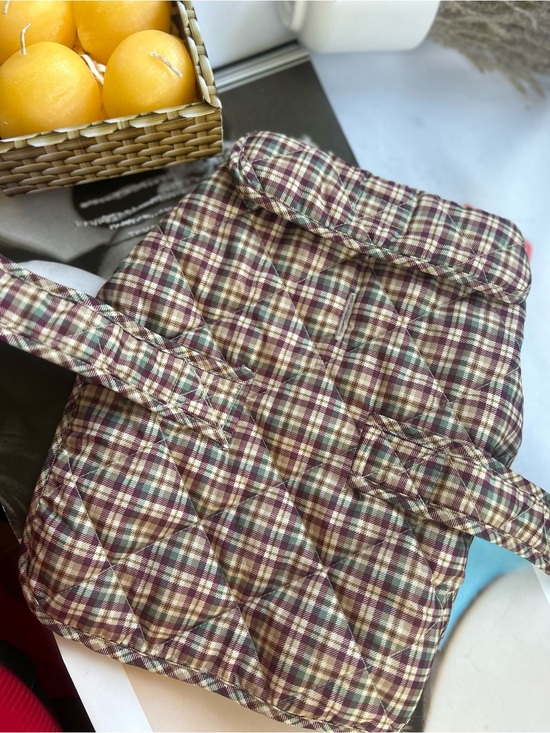 St. John's Bark Other - St. John's Bark Plaid dog quilted sweater- Multi s